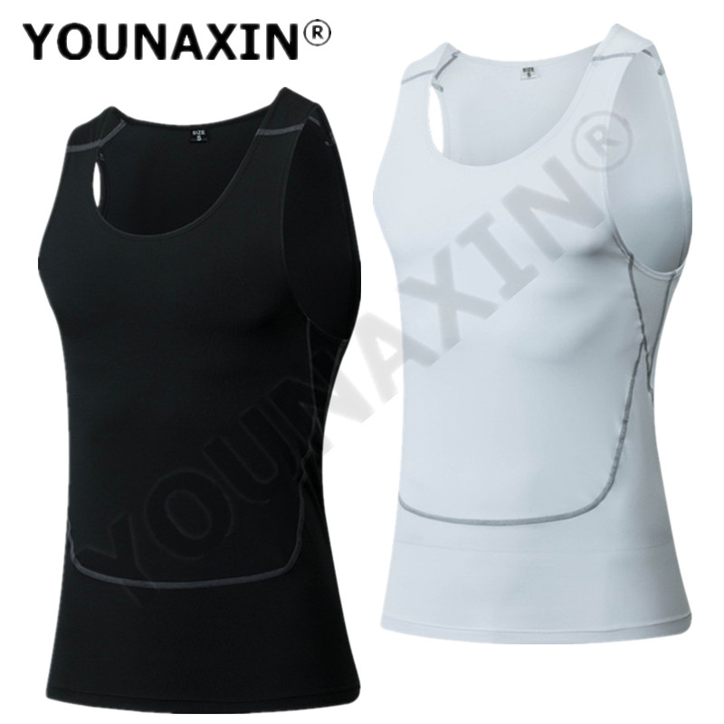 Men Black Sport Skinny Vest Ti - Base Layer Top ulasan dan harga