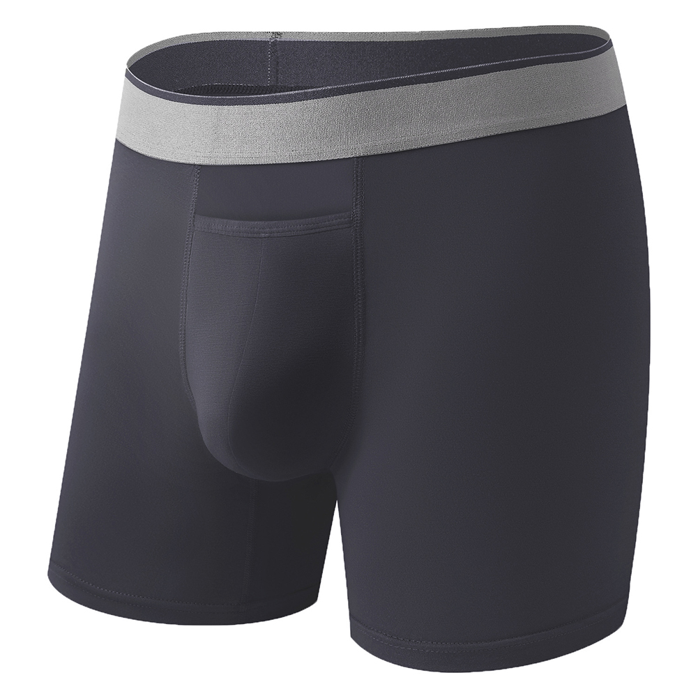 1pc Men Long Leg Shorts Soft U - Long Leg Trunk Men ulasan dan harga