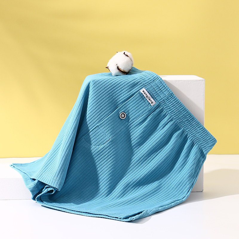 1/2/3/7 PCSMen's Threaded Aro  - Boxer Brief Pack Cotton ulasan dan harga