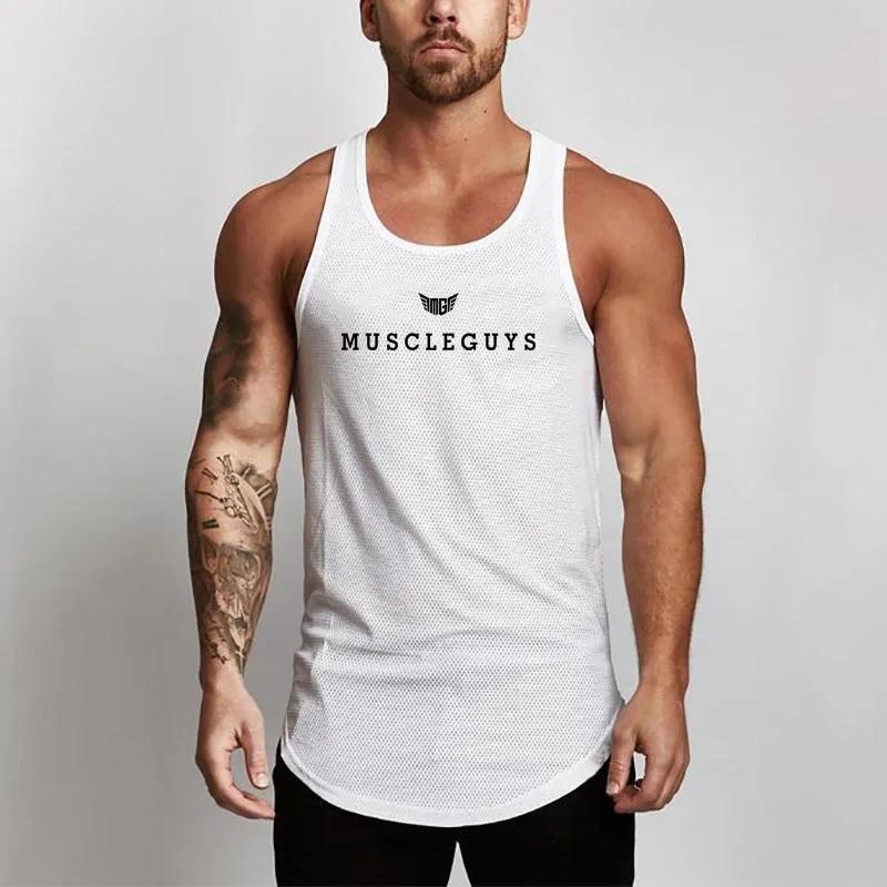 Summer Men New Mesh Quick Dry  - Sleeveless Undershirt ulasan dan harga