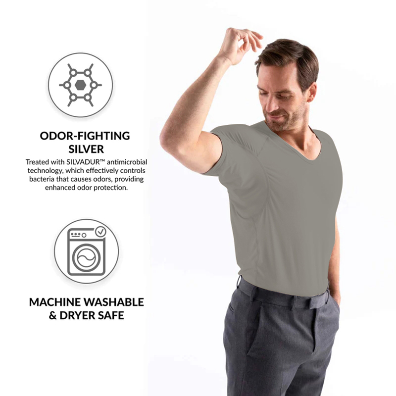 Men Undershirts Anti-transpira - Undershirt Crew Neck ulasan dan harga
