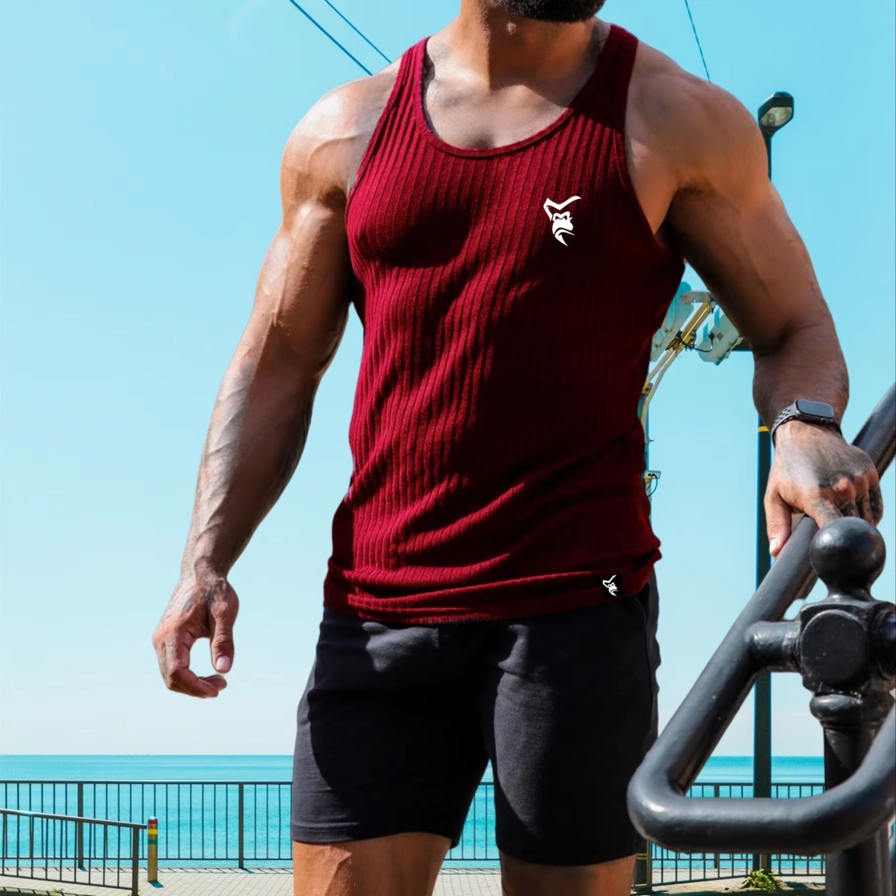NEW Men's Quick Dry Running Ta - Sleeveless Undershirt ulasan dan harga