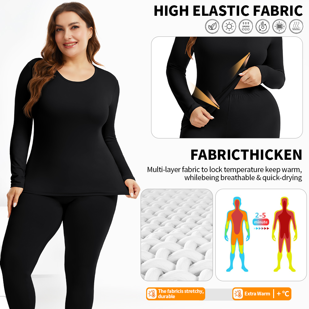 Plus Size Warm Thermal Underwe - Thermal Long John ulasan dan harga