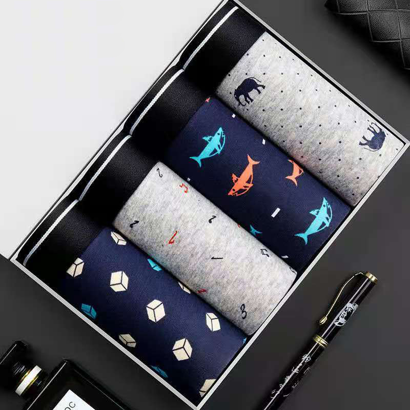 4Pcs/Lot Boxer Shorts Men Unde - Multi Pack Underwear ulasan dan harga