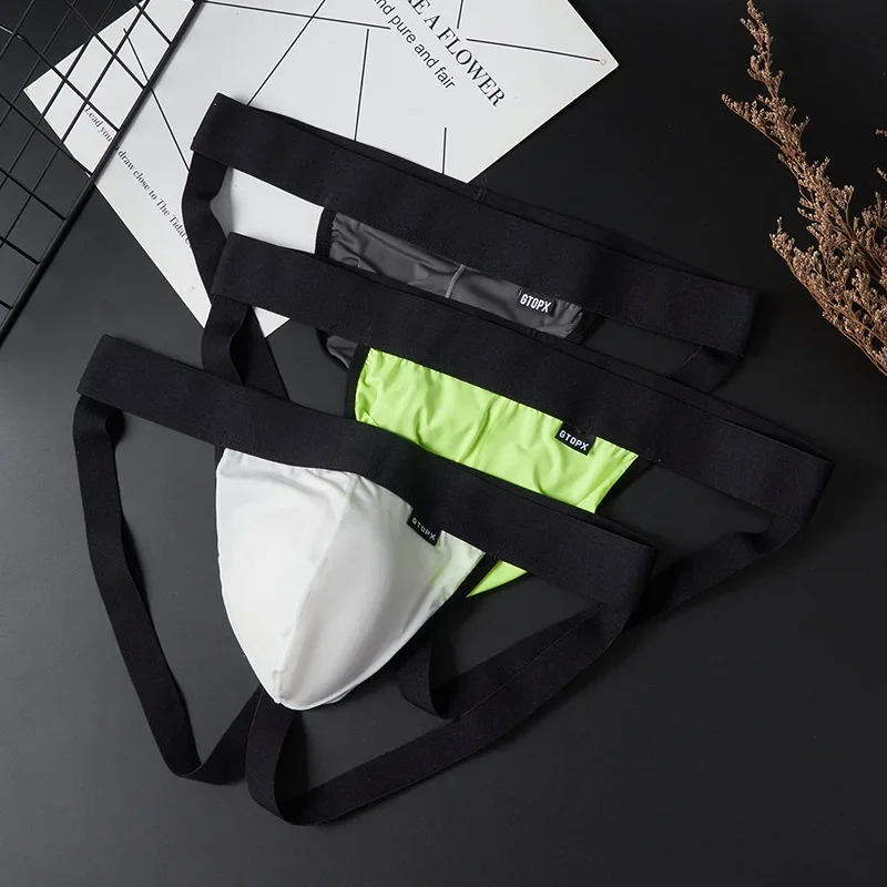 Men's Ice Silk Jockstrap Doubl - Jockstrap Athletic ulasan dan harga