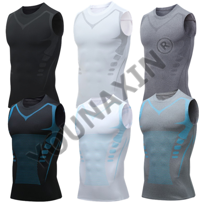 3 Pieces Men's Sleeveless T-Sh - Base Layer Top ulasan dan harga