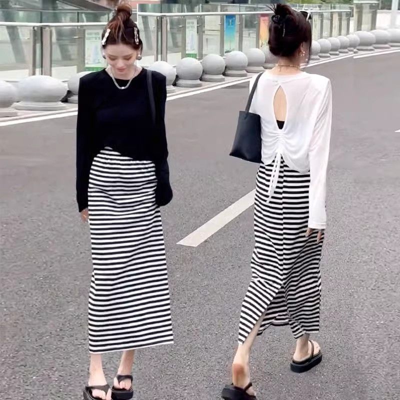 Spring Autumn Long Sleeve T-Sh - Base Layer Top ulasan dan harga